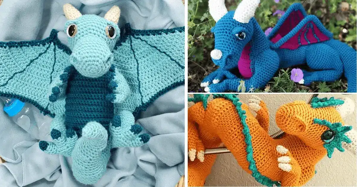 16 Best Free Crochet Dragon Patterns for Beginners & Experts
