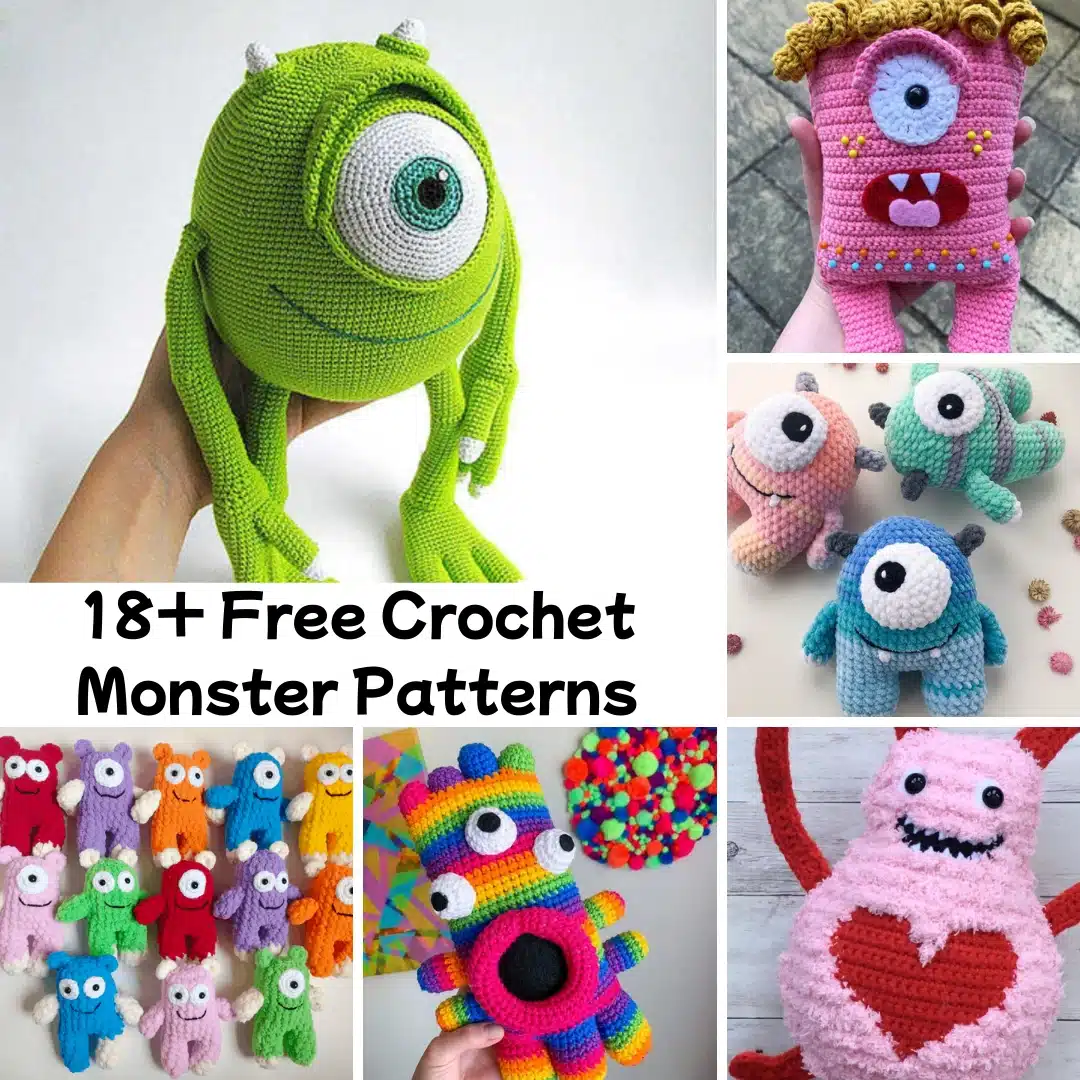 18+ Free Crochet Monster Patterns for Fun Creations