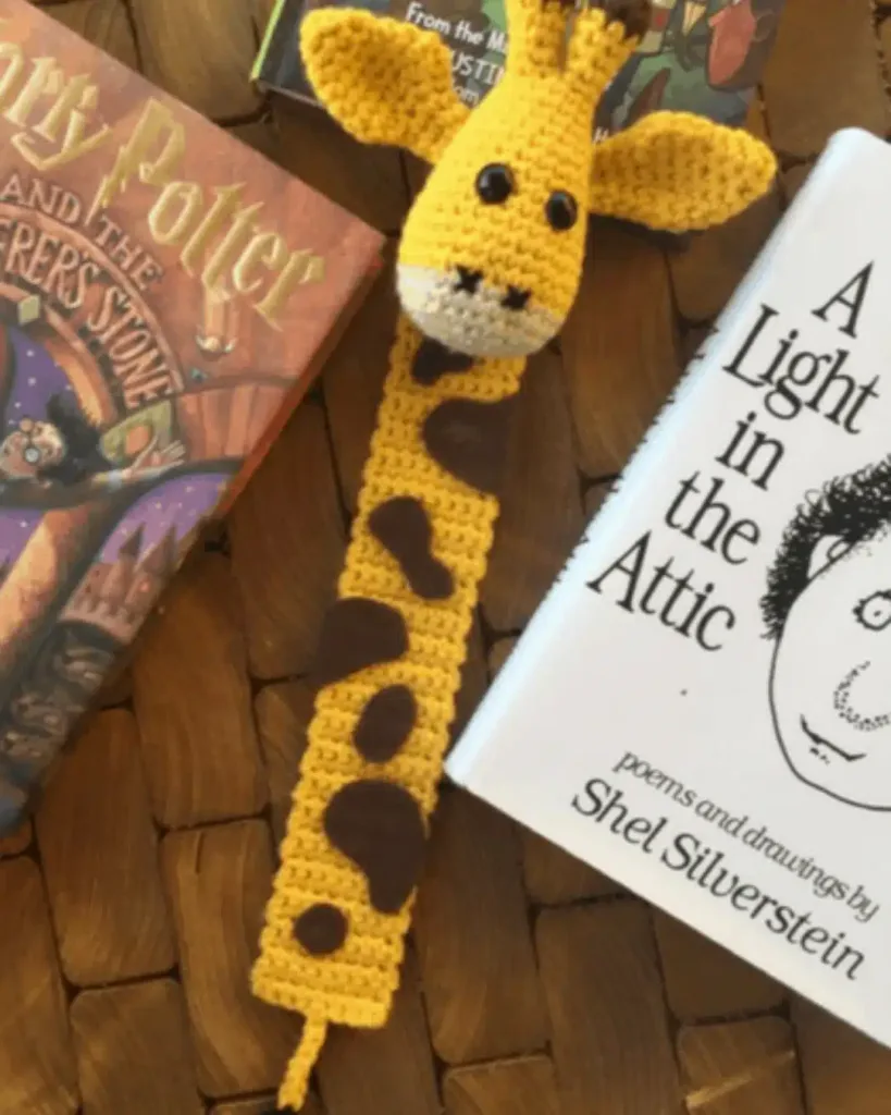 April’s Baby Giraffe Bookmark