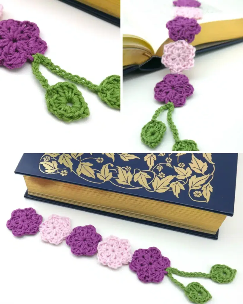 Botanical Crochet Bookmark