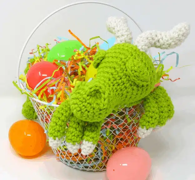16 Best Free Crochet Dragon Patterns for Beginners & Experts 15 Dragon Easter Basket