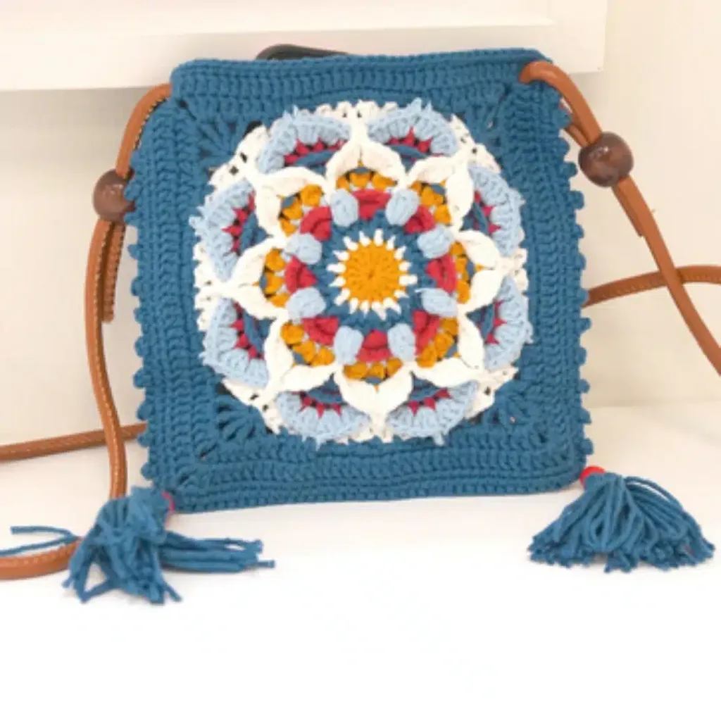 50+ Fabulous Free Bag Patterns 20 Granny Square Mini Bag Style 2