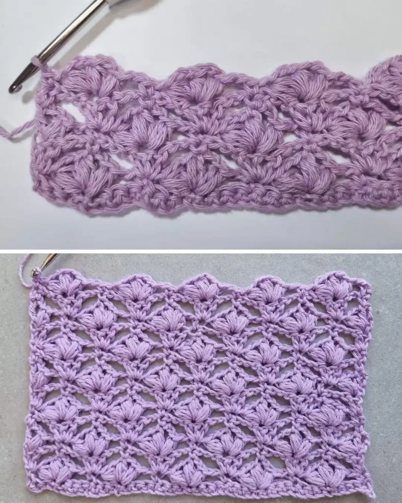 Lace Flower Stitch Bookmark