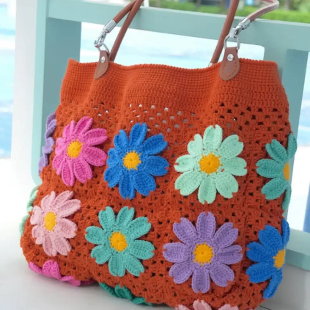 50+ Fabulous Free Bag Patterns 21 Large Granny Square Bag