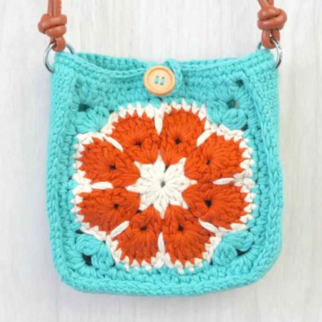 Single Granny Square Bag