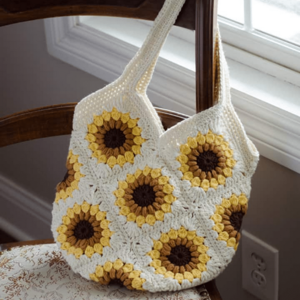 50+ Fabulous Free Bag Patterns 32 Sweet Summer Sunflower Bag