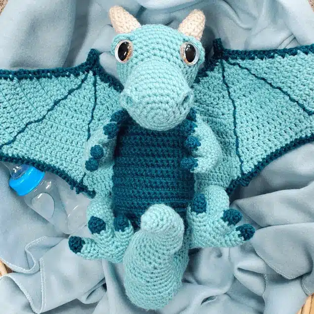 16 Best Free Crochet Dragon Patterns for Beginners & Experts 11 Toby the Newborn Dragon