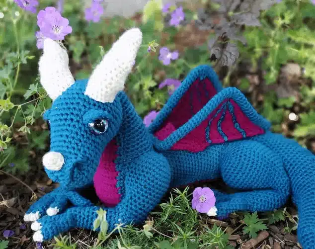 16 Best Free Crochet Dragon Patterns for Beginners & Experts 1 Vincent the Dragon