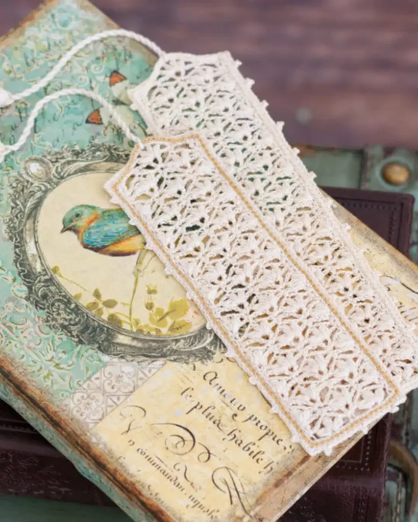Vintage Crochet Lace Bookmark