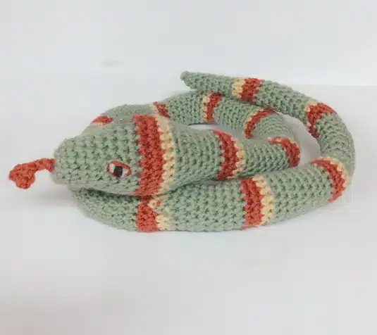 crochet snake pattern crafts