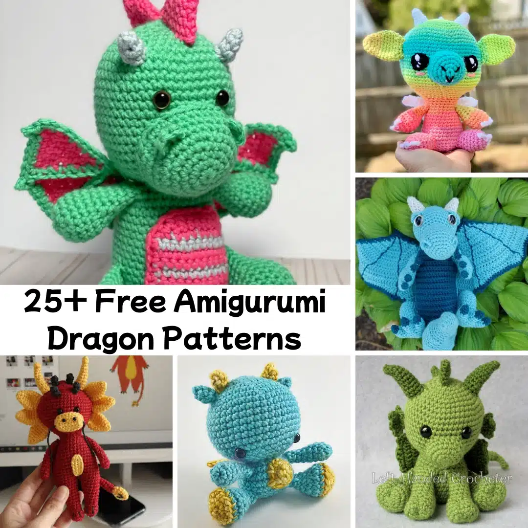 25+ Free Amigurumi Dragon Patterns