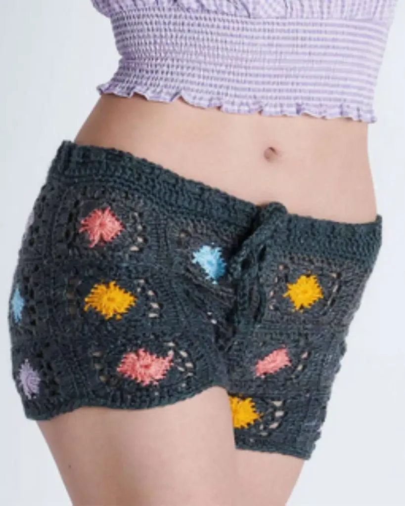 Caron Granny Crochet Shorts