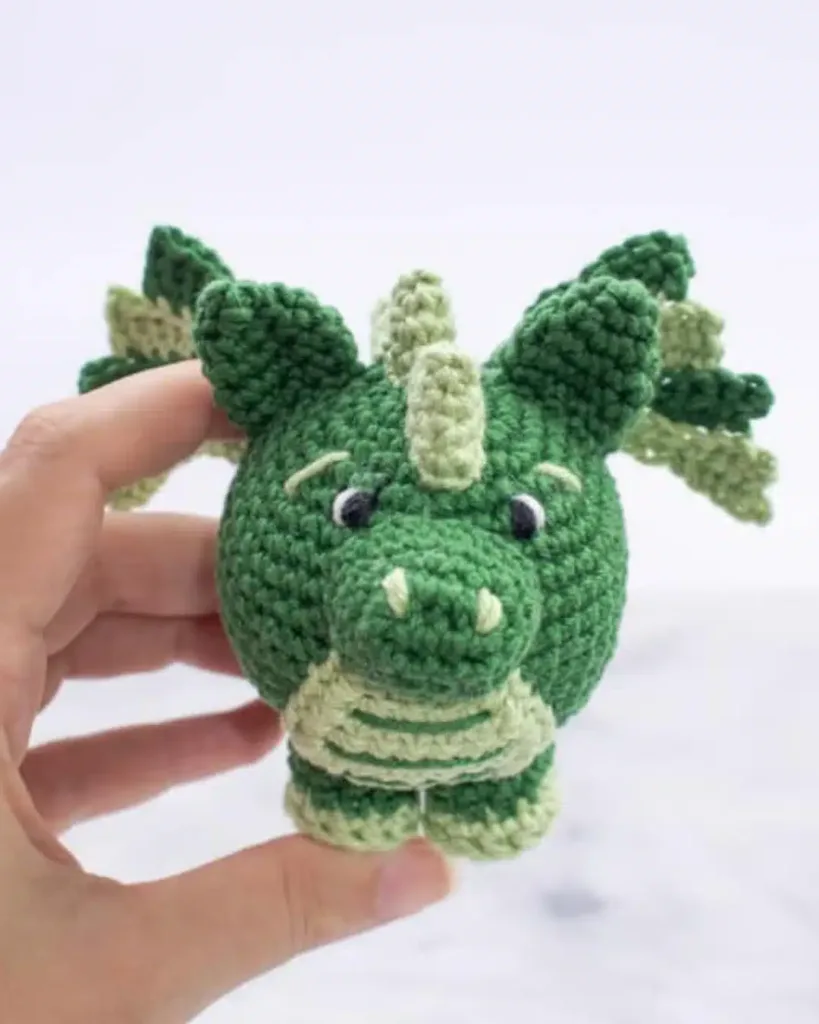 Chubby Dragon amigurumi