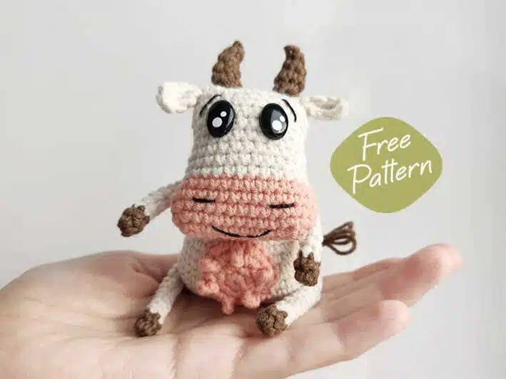 Crochet Cow Free Amigurumi Pattern