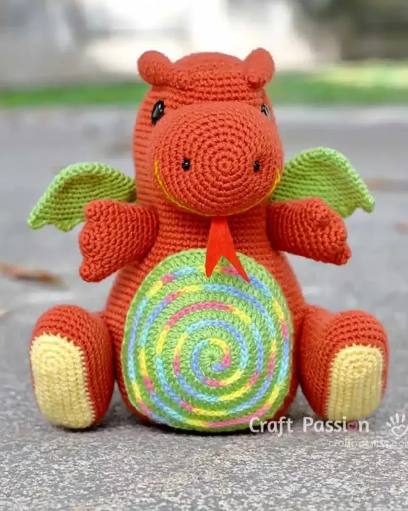 Crochet Dragon Amigurumi Pattern