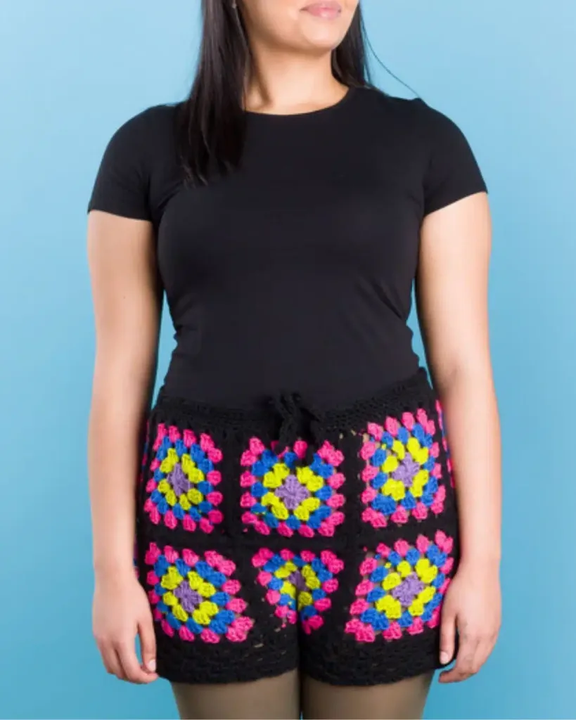 Crochet Granny Shorts