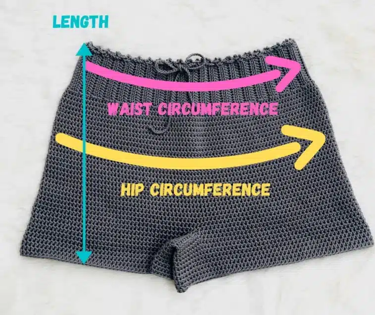 Crochet Shorts Beginner Friendly (XS-XXL)