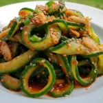 Easy Korean Cucumber Salad with Spicy Dressing