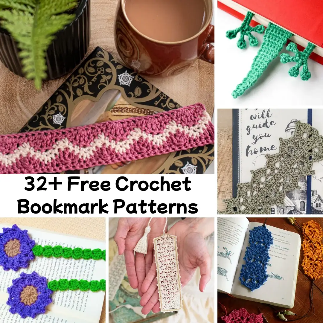 32+ Free Crochet Bookmark Patterns for Book Lovers