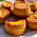 Sweet Peach Upside Down Mini Cakes