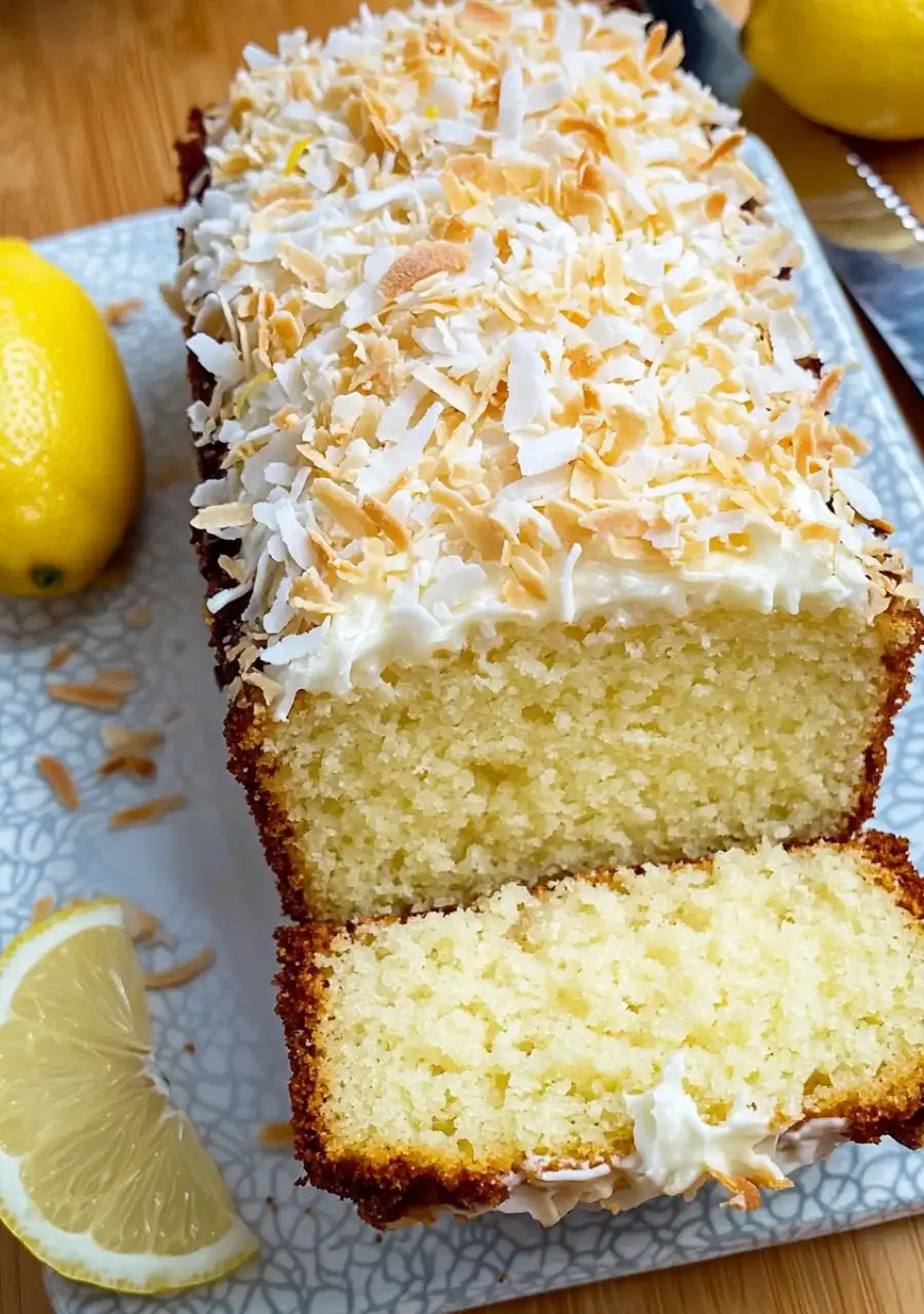 Tropical Lemon Coconut Bread (70-Min Recipe!)