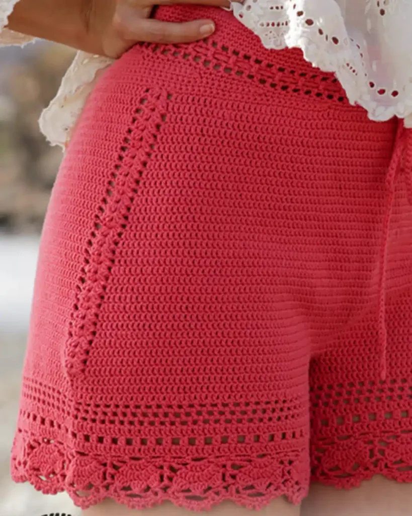 crochet Beach Comfort Shorts