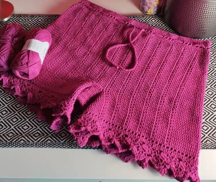 lace crochet shorts pattern