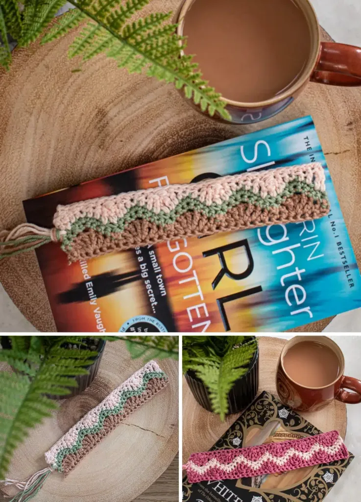 zigzag crochet bookmark pattern