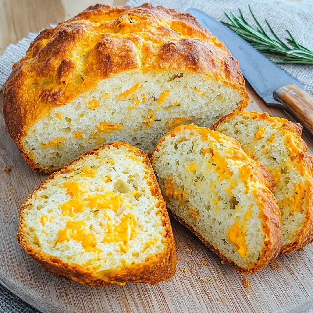 30-Minute Cheddar Rosemary Irish Soda Bread