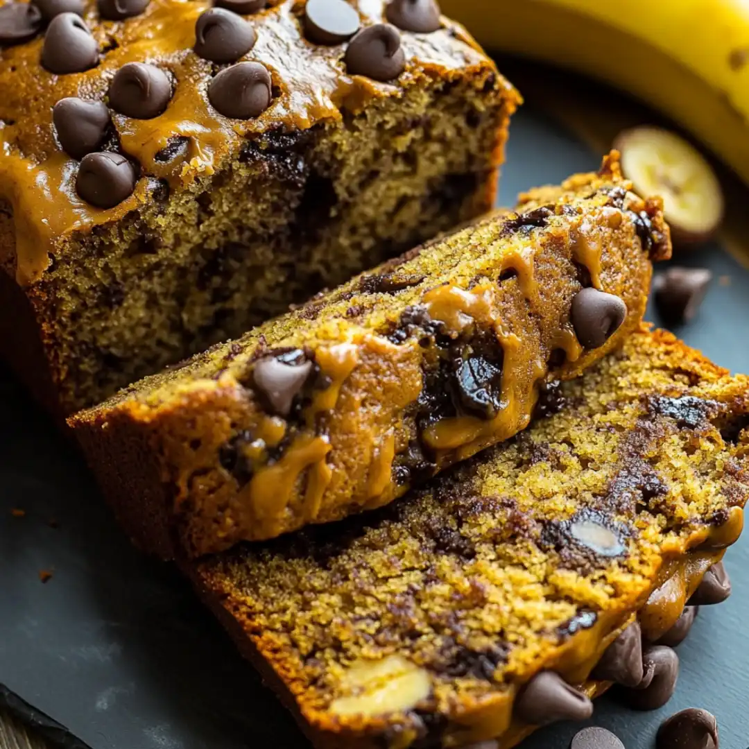 70-Min Peanut Butter Banana Bread (Crowd-Pleaser!)
