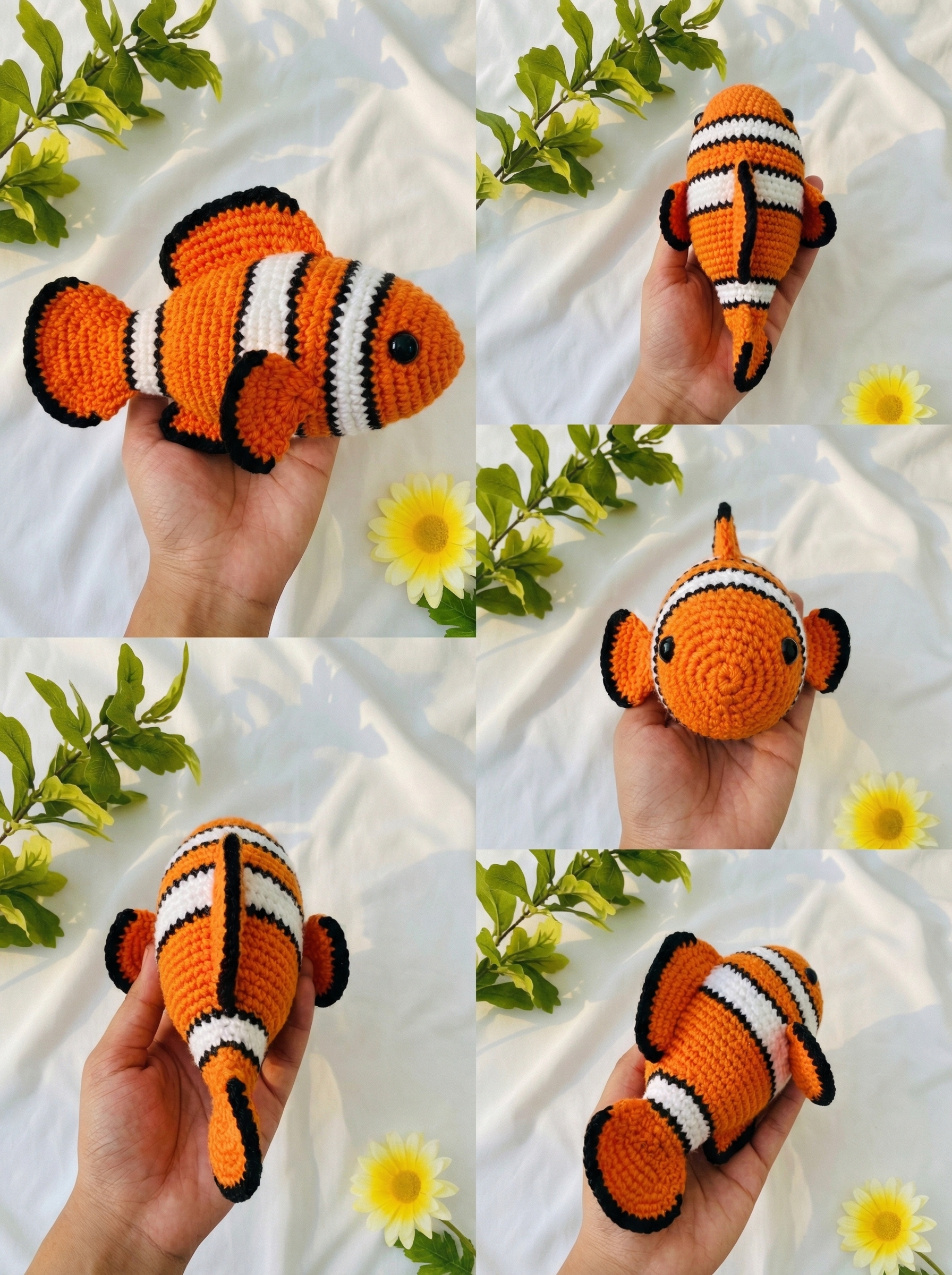 Free Crochet Clownfish Pattern – Aquarium Collection