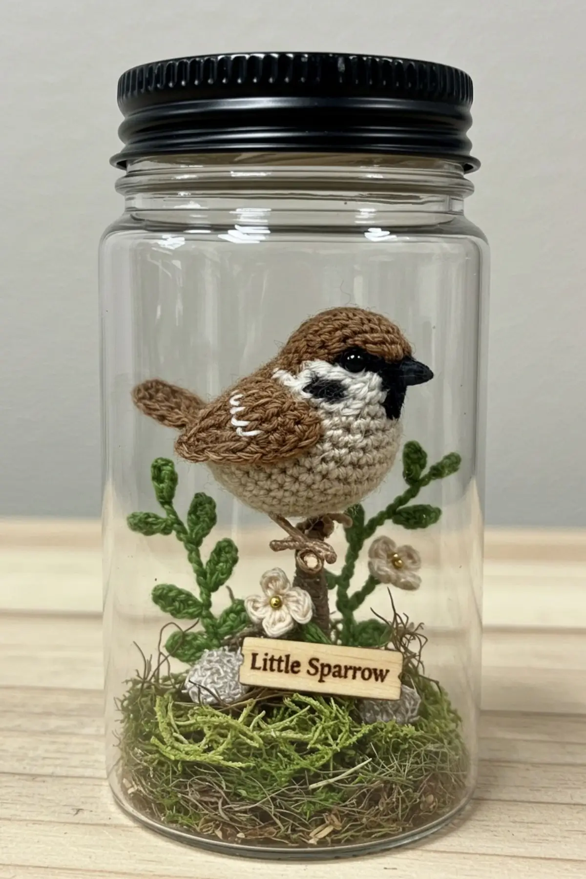 Free Crochet Bird Pattern – Adorable Sparrow (Easy!)