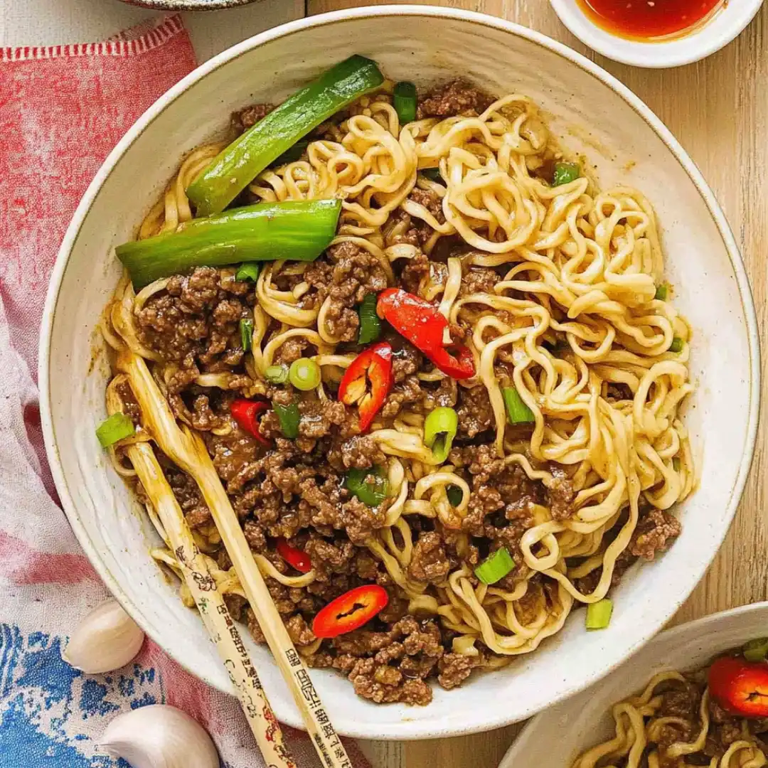 30-Minute Mongolian Beef Noodles (Taiwanese Style!)