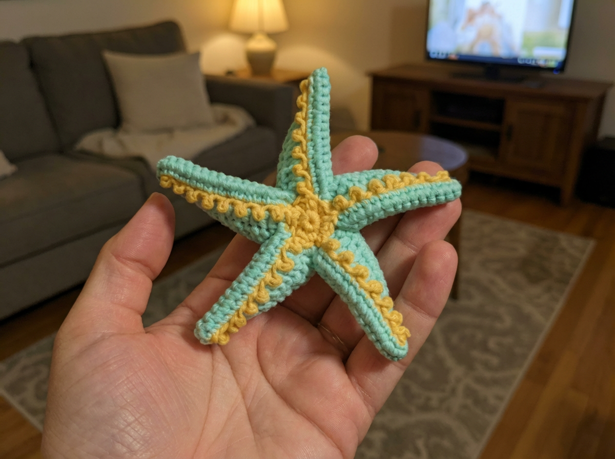 Free Starfish Crochet Pattern – Easy Amigurumi Tutorial