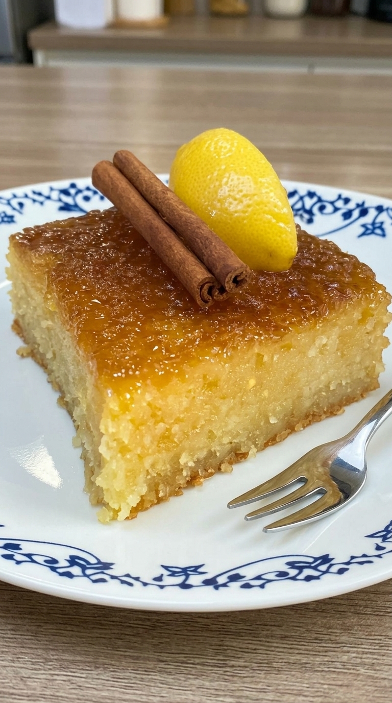 Lemonopita: Greek Lemon Cake