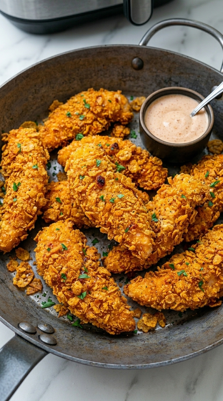 The Best Air Fryer Cornflake Chicken: Crispy & Healthy