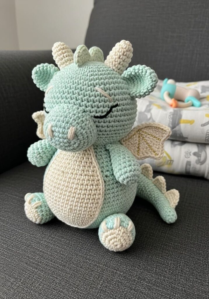 Crochet Baby Dragon Plush - Crochet Dragon Ideas: 25 Amazing Projects