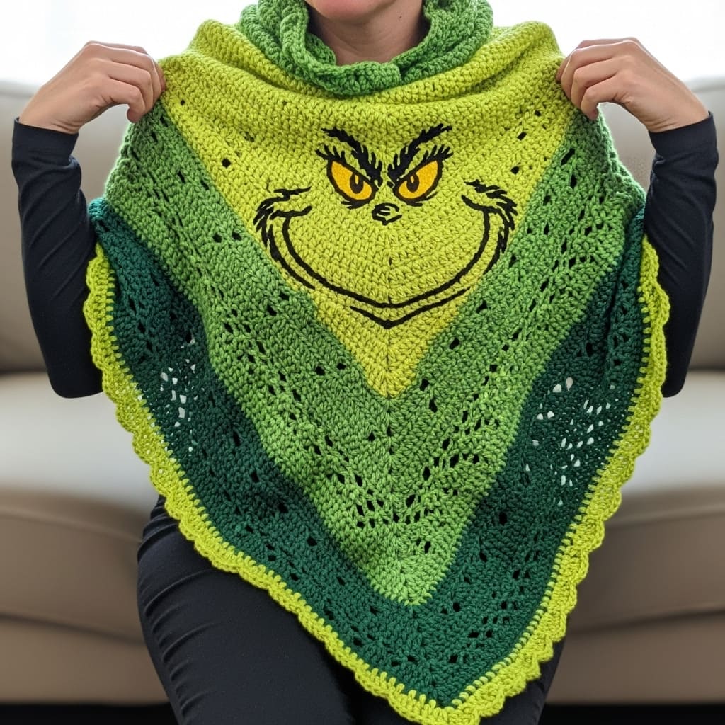 Grinch Crochet Shawl Ideas for Stylish Holiday Inspiration