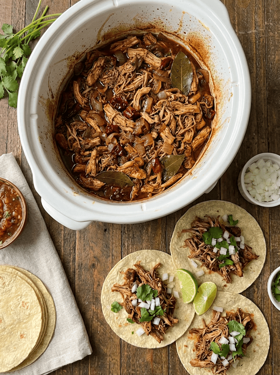 The Best Chicken Barbacoa: Slow Cooker Easy