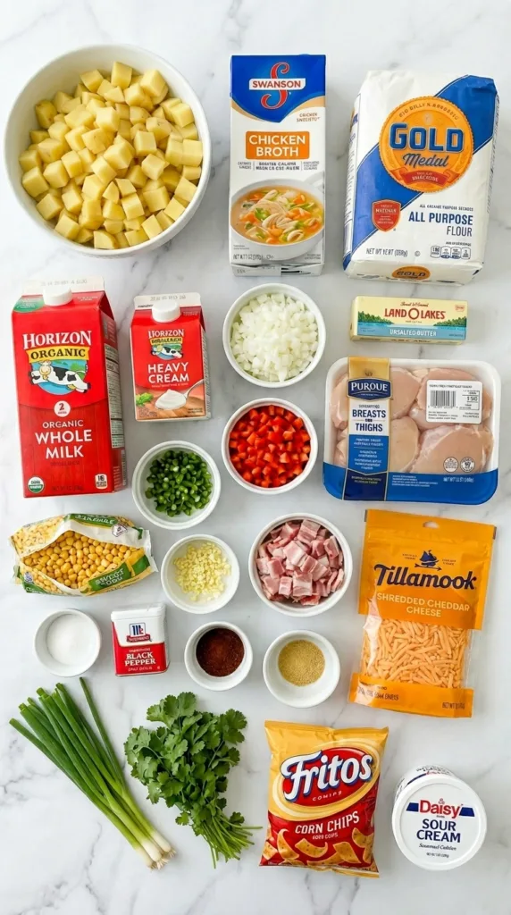 Best Creamy Chicken Corn Chowder 12 Key ingredients for this Chicken Corn Chowder - Best Creamy Chicken Corn Chowder