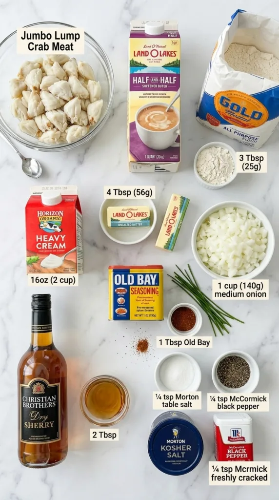 The Best Cream of Crab Soup: Maryland Luxury 11 Key ingredients for this Cream of Crab Soup