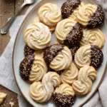 Piped butter cookies—crisp, buttery, and melt-in-your-mouth