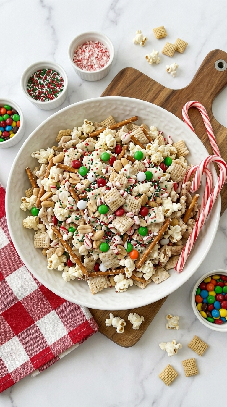 Reindeer Chow: Christmas Snack Mix