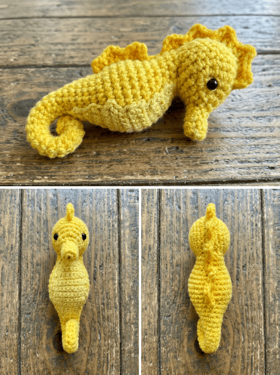 How to Crochet a Seahorse