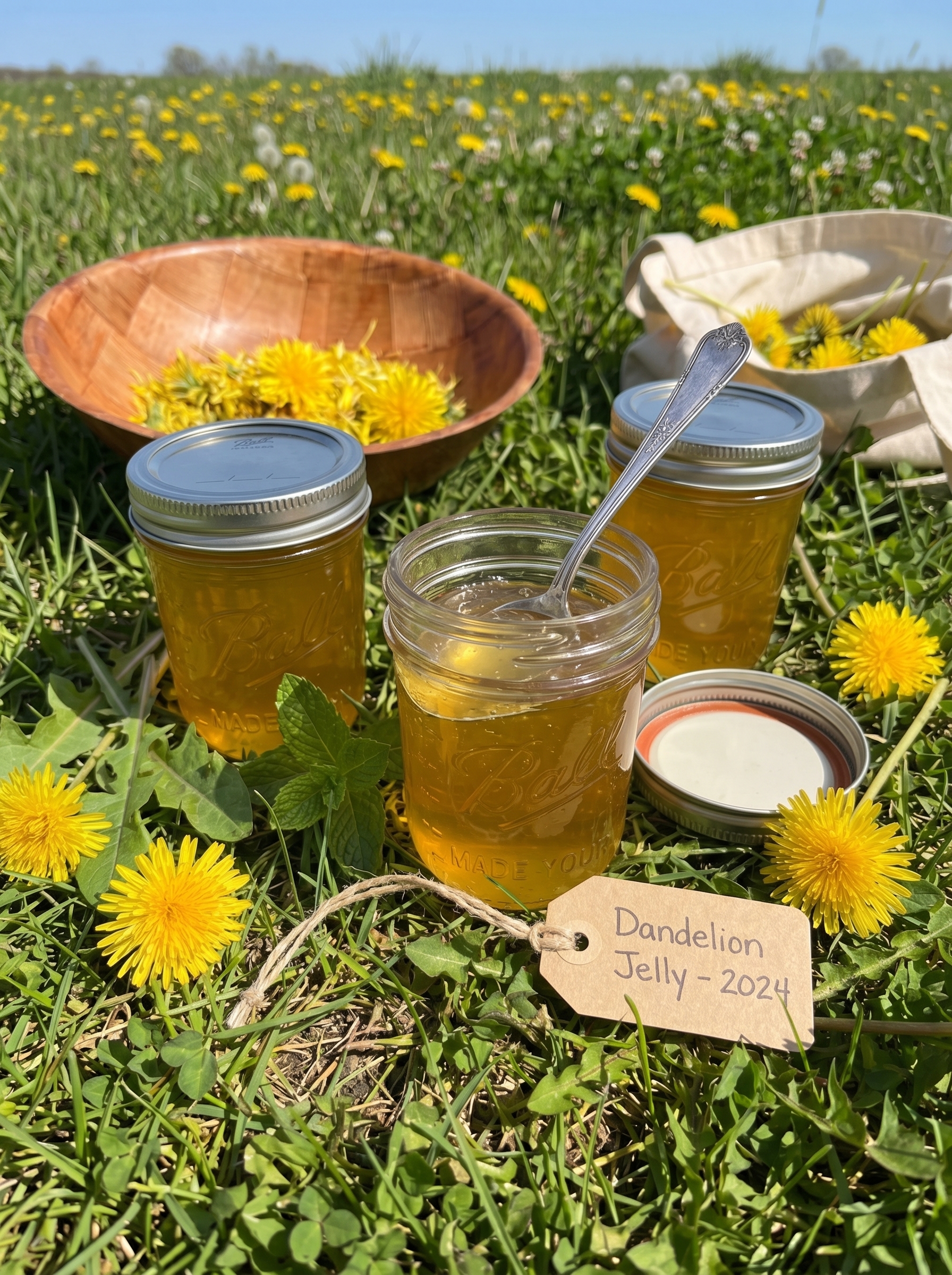 Homemade Dandelion Jelly Recipe
