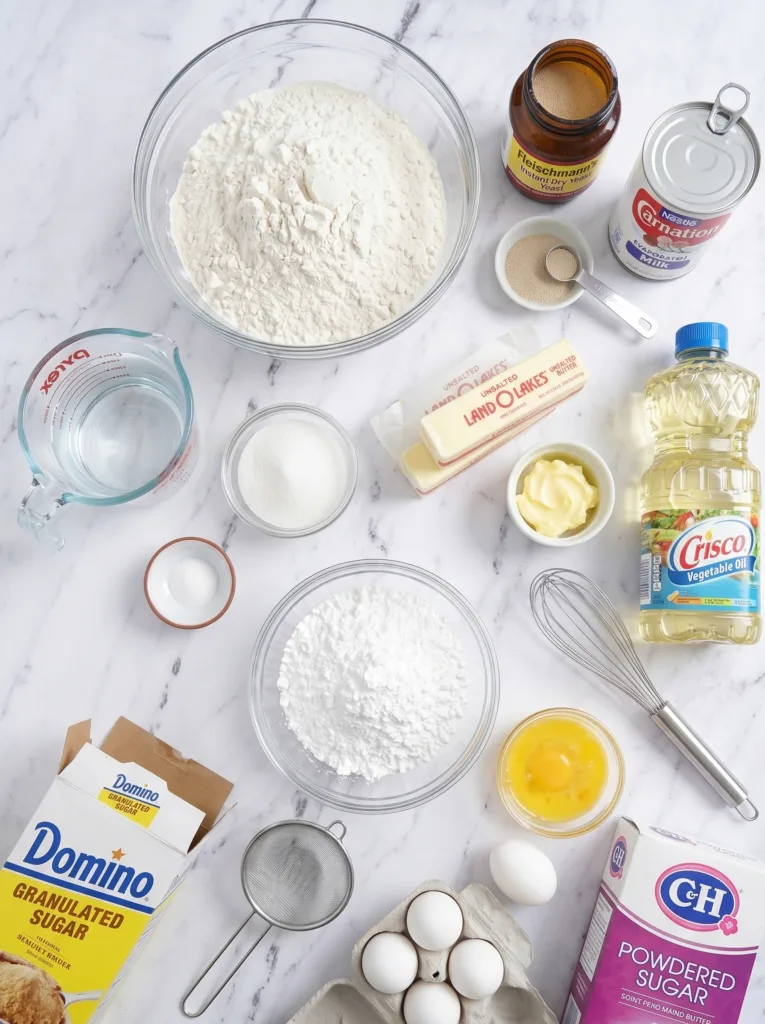 Key ingredients for Beignets Recipe