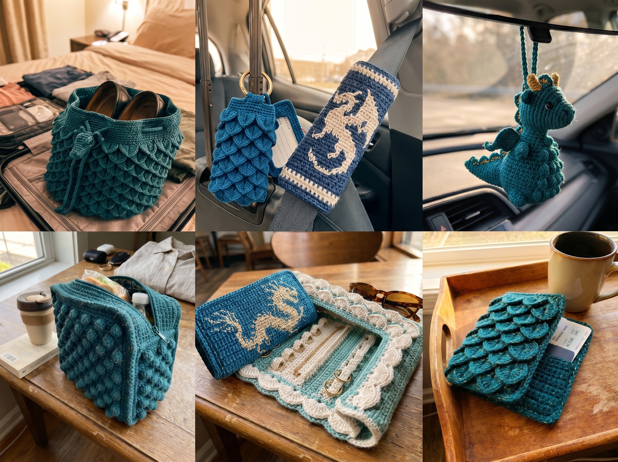 17 Crochet Dragon Travel Accessories ideas