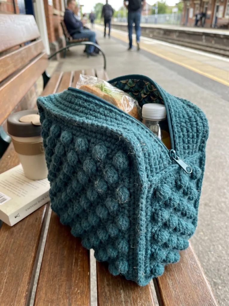 crochet lunch bag