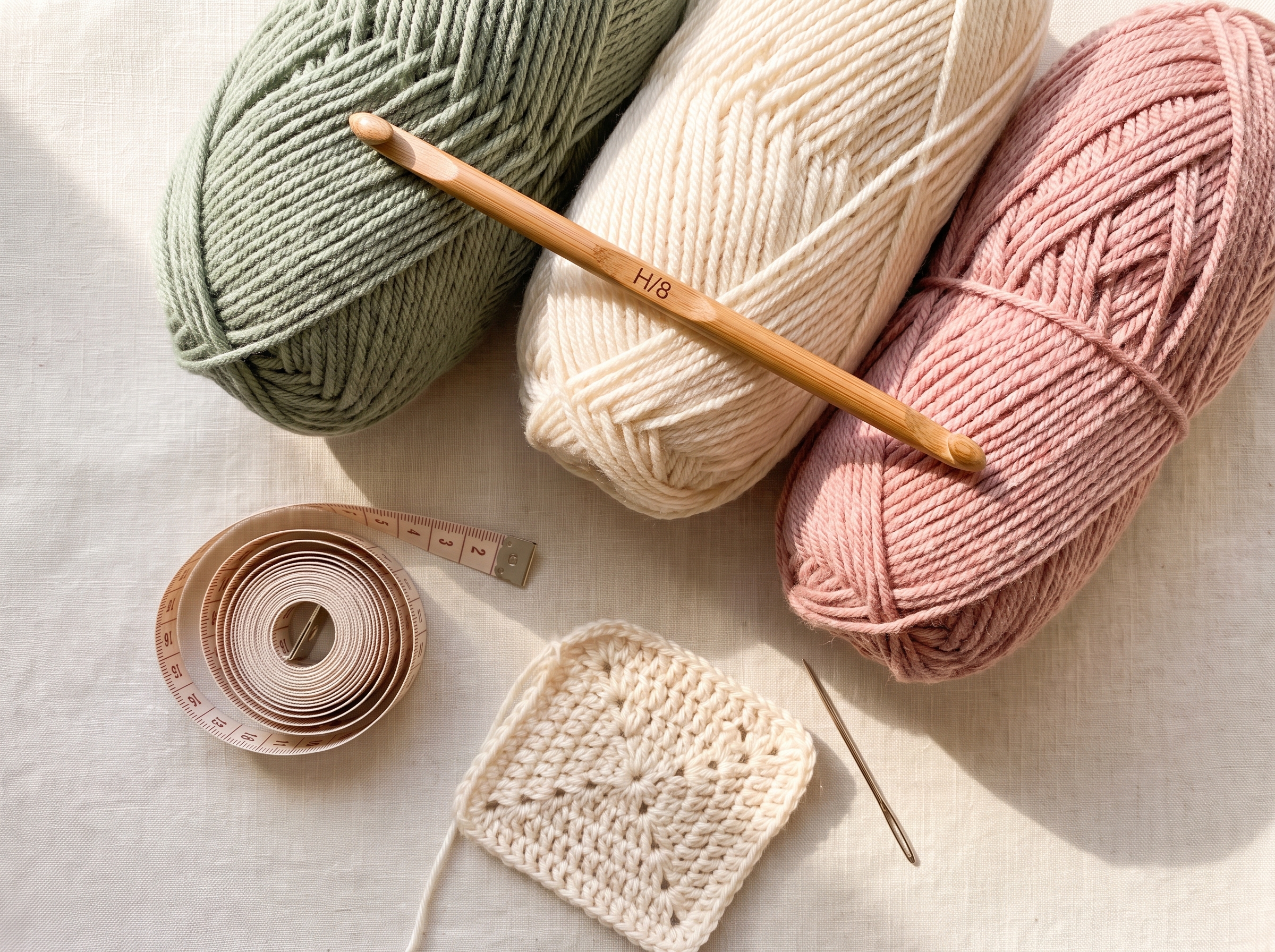 Crochet Garment Materials 101: Yarn, Hooks, Gauge & Sizing Explained